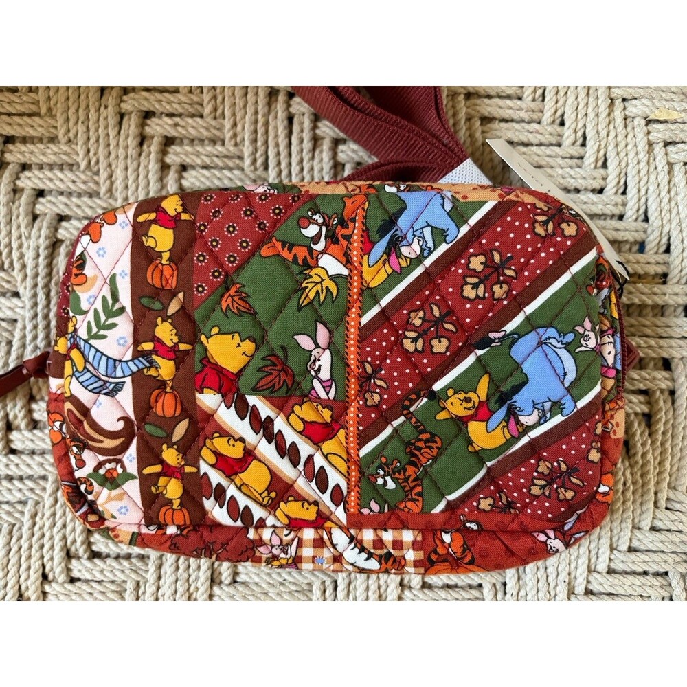 Vera Bradley Winnie The Pooh Autumn Adventures Belt Bag Fanny Pack Travel Purse